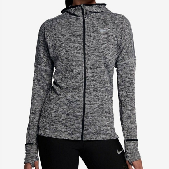 nike running zip up